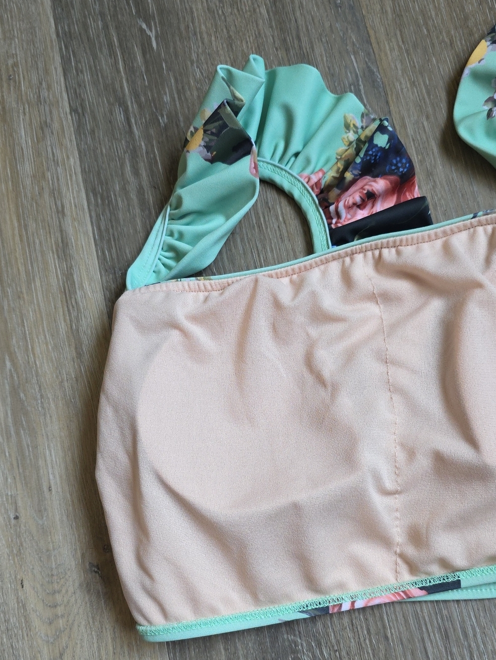 Albion Floral Ruffle Bikini Top - Picture 11 of 12